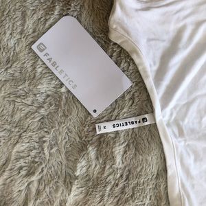 Fabletics White Mariela “Take A Bow” Tank, M.